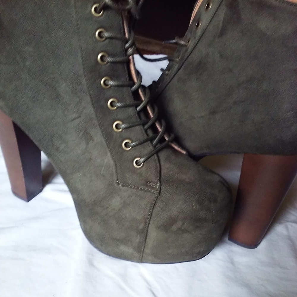 New Platform Chunky Heel Booties
